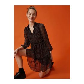 Koton 1YAL88169IK Koton Kadın Elbise Kırmızı - S