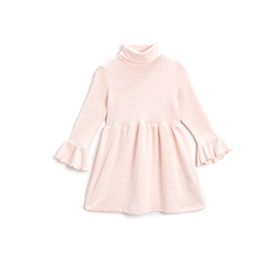 Koton 250 Kız Çocuk Triko Balıkçı Yaka Pembe Elbise