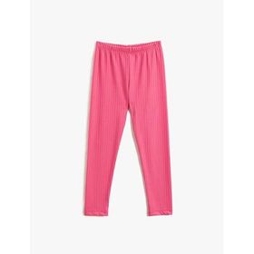 Koton 274 Kız Çocuk Basic Beli Lastikli Pembe Tayt
