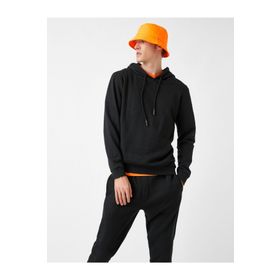 Koton 2KAM71732LK Erkek Basic Sweatshirt Siyah, S