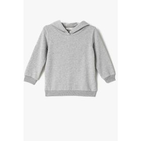 Koton 2KKB16101OK Basic Kapsonlu Uzun Kollu Sweatshirt