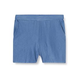 Koton 2SAK70009EK Beli Lastikli Mavi Kadın Şort