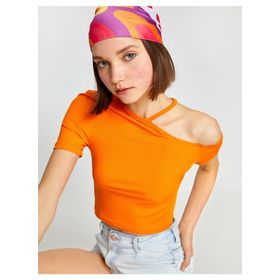 Koton 2SAL10798IK Pembe Kadın T-shirt