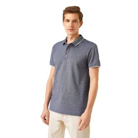 Koton 2SAM10068MK Basic Polo Yaka Petrol Erkek Tişört
