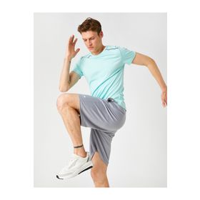 Koton 2SAM10081NK Baskı Detaylı Spor Erkek T-shirt