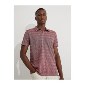 Koton 2SAM10384MK Erkek Kırçıllı Çizgili Polo Yaka T-shirt