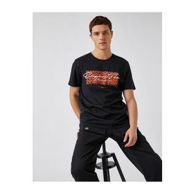 Koton 2sam10646hk Siyah Erkek T-shirt