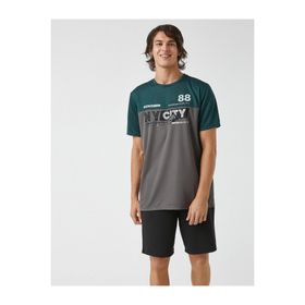 Koton 2SAM30052MK Yeşil Erkek T-shirt