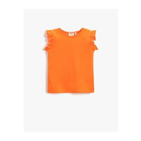Koton 2Skg10023Ak Turuncu Kız Çocuk T-Shirt
