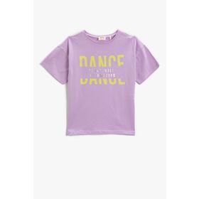 Koton 2SKG10117AK Mor Kadın Tshirt Lila