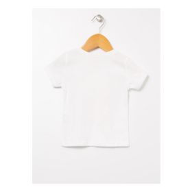 Koton 2SMG10012AK Bisiklet Yaka Normal Kalıp Baskılı Bebek T-Shirt