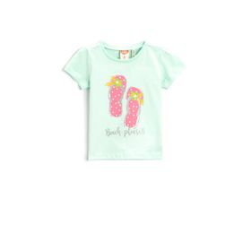 Koton 2SMG10012AK Bisiklet Yaka Normal Kalıp Baskılı Bebek T-Shirt