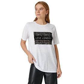 Koton 2yak13294ek Kırık Beyaz Kadın T-shirt