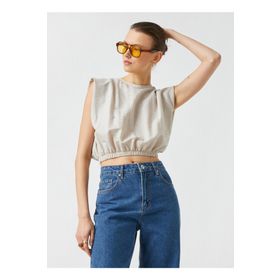 Koton 2yak13351ek Açık Kahve Kadın T-shirt