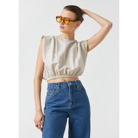 Koton 2yak13351ek Açık Kahve Kadın T-shirt