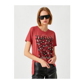 Koton 2yak13717ek Pembe Kadın T-shirt