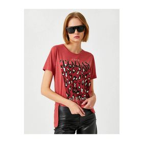 Koton 2yak13717ek Pembe Kadın T-shirt