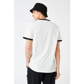 Koton 2YAM11040CK Vintage Baskılı Erkek Tişört
