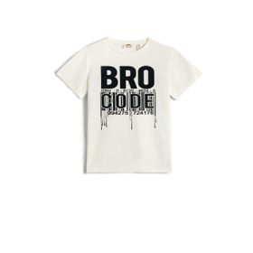 Koton 2ykb16019ok Beyaz Erkek Çocuk T-shirt