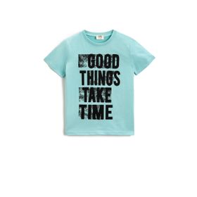Koton 2ykb16049tk Nane Yeşili Erkek Çocuk T-shirt