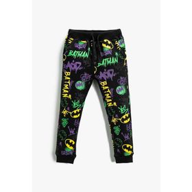 Koton 2YKB46131TK Batman Lisanslı Baskılı Jogger Erkek Çocuk Eşofman Altı