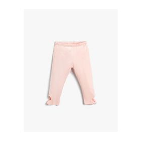 Koton 2YKG47860OK Nane Yeşili Kız Çocuk Cut Out Detaylı Basic Tayt