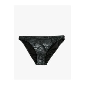 Koton 3SAK00002MK Siyah Desenli Kadın Bikini Altı