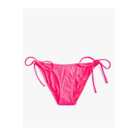 Koton 3SAK00035MM Neon Pembe Biyeli Kadın Bikini Altı