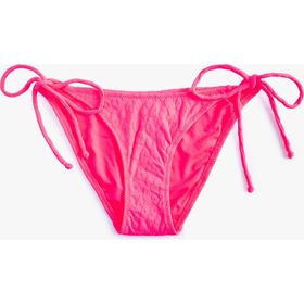 Koton 3SAK00035MM Neon Pembe Biyeli Kadın Bikini Altı