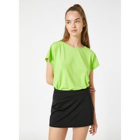 Koton 3SAK10025NK Yeşil Kadın T-shirt