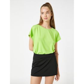 Koton 3SAK10025NK Yeşil Kadın T-shirt