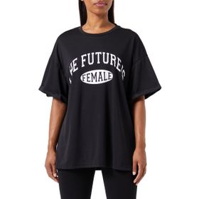 Koton 3SAK10221NK 999 Siyah Baskılı Kadın T-shirt