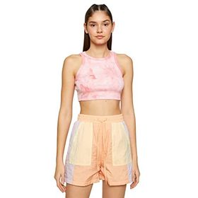 Koton 3SAK30013NK64A Pembe Kadın Crop T-Shirt
