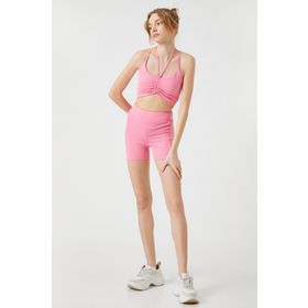 Koton 3SAK40052NK Pembe Kadın Tayt