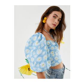 Koton 3SAK60469PW Papatyalı Yaka Detaylı Kadın Bluz