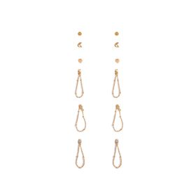 Koton 3SAK70126AA Mini Altın Küpe Seti