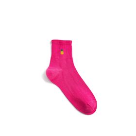 Koton 3SAK80028AA Pembe Ananas İşlemeli Kadın Basic Soket Çorap
