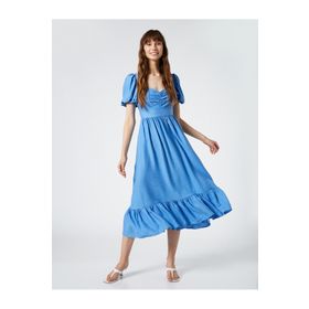 Koton 3SAK80199EW Kısa Viskon Kadın Elbise