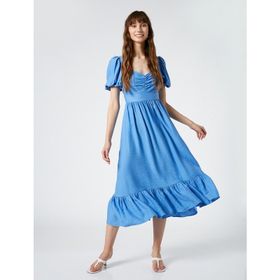 Koton 3SAK80199EW Kısa Viskon Kadın Elbise