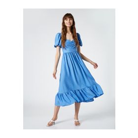 Koton 3SAK80199EW Kısa Viskon Kadın Elbise