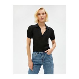Koton 3SAK90010HT Siyah Knitwear Kadın Süveter
