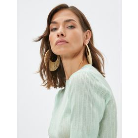 Koton 3SAK90059HT Kısa Kollu Kadın Kazak