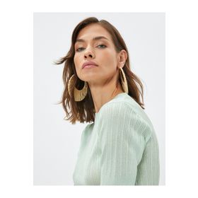 Koton 3SAK90059HT Kısa Kollu Kadın Kazak