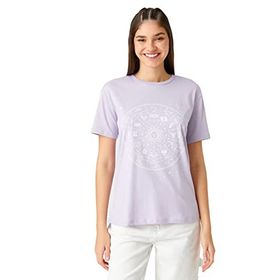 Koton 3SAL10066IK Lila Kadın T-Shirt