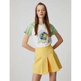 Koton 3SAL10080IK Kırık Beyaz Kadın T-Shirt