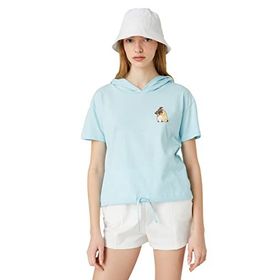 Koton 3SAL10081IK Mavi Kadın T-Shirt