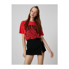 Koton 3SAL10208IK401 Kırmızı Kadın T-Shirt