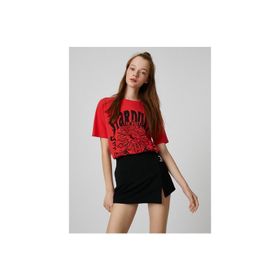 Koton 3SAL10208IK401 Kırmızı Kadın T-Shirt