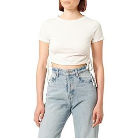 Koton 3SAL10214IK010 Ekru Kadın T-Shirt