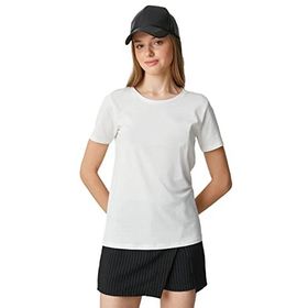 Koton 3SAL10273IK Beyaz Kadın T-Shirt